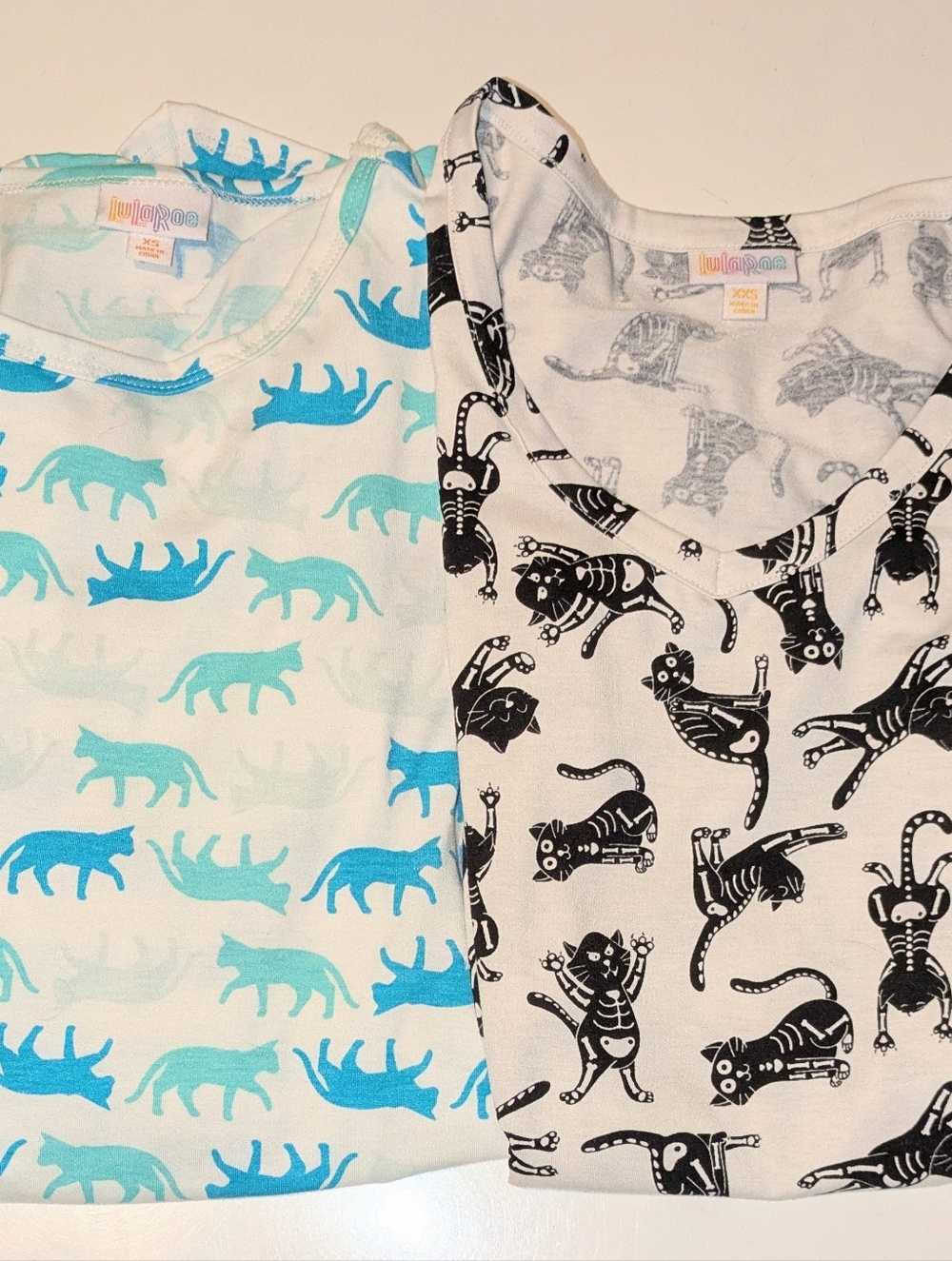 LuLaRoe Cat Lovers XS Perfect T & XXS Christy